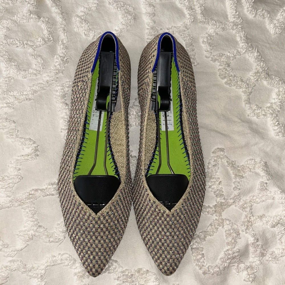 Rothy’s Multi Metallic Point Size 10.5 Euc Retire… - image 6